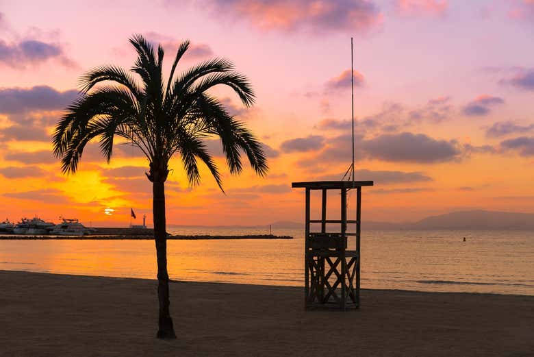 Entardecer em Mallorca