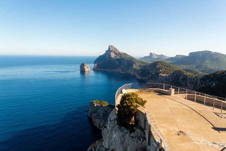 Mirante de Es Colomer, na península do cabo Formentor