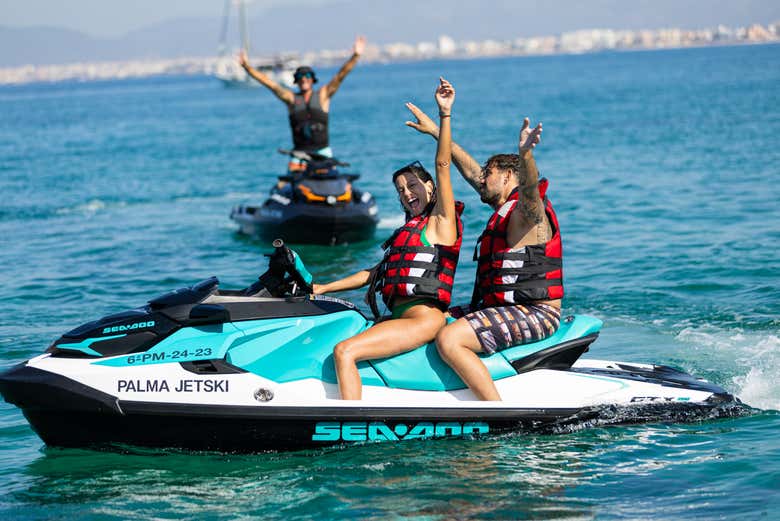 Passeio de jet ski pela costa de Calvià