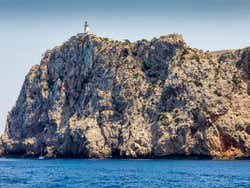 Farol Formentor visto do mar