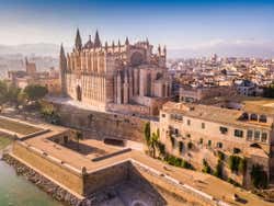 Vista áerea da Catedral de Maiorca