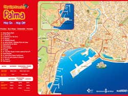 Rota do ônibus turístico