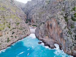 Vista do alto de Torrent de Pareis