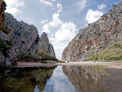 Torrent de Pareis junto do mar