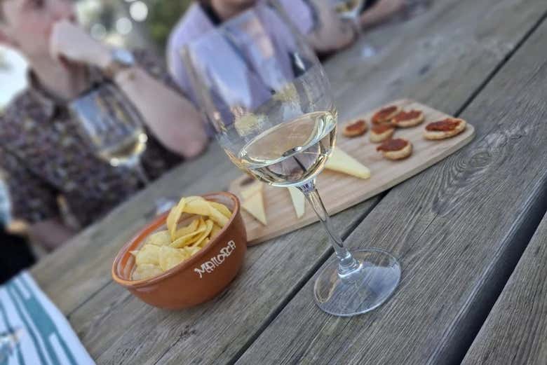 Degustaremos vinhos deliciosos harmonizados com diferentes tapas