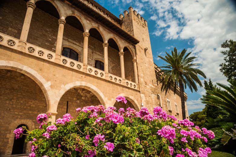 Detalhe do Palácio de La Almudaina, em Palma de Mallorca