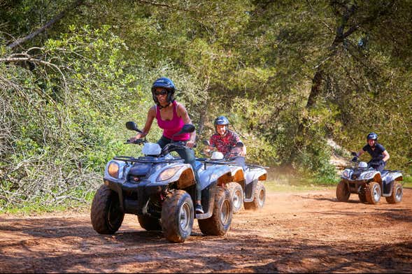 Tour de quadriciclo por Mallorca + Snorkel saindo de Palma